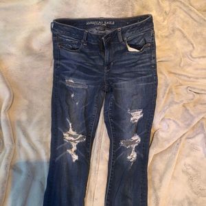 American Eagle ripped skinny jeans (10)